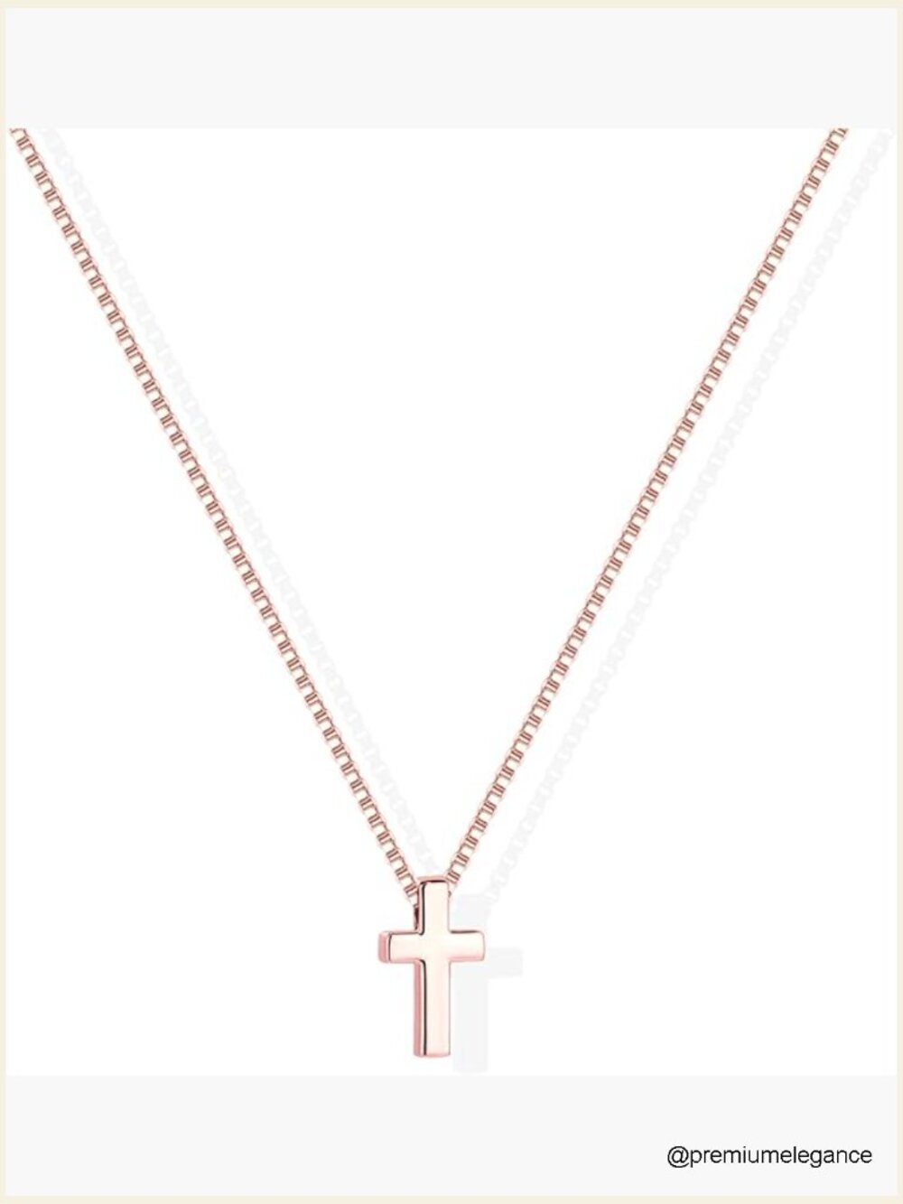 Dainty 14K Gold Plated Cross Necklace Choker Jewelry Non Tarnish Waterproof